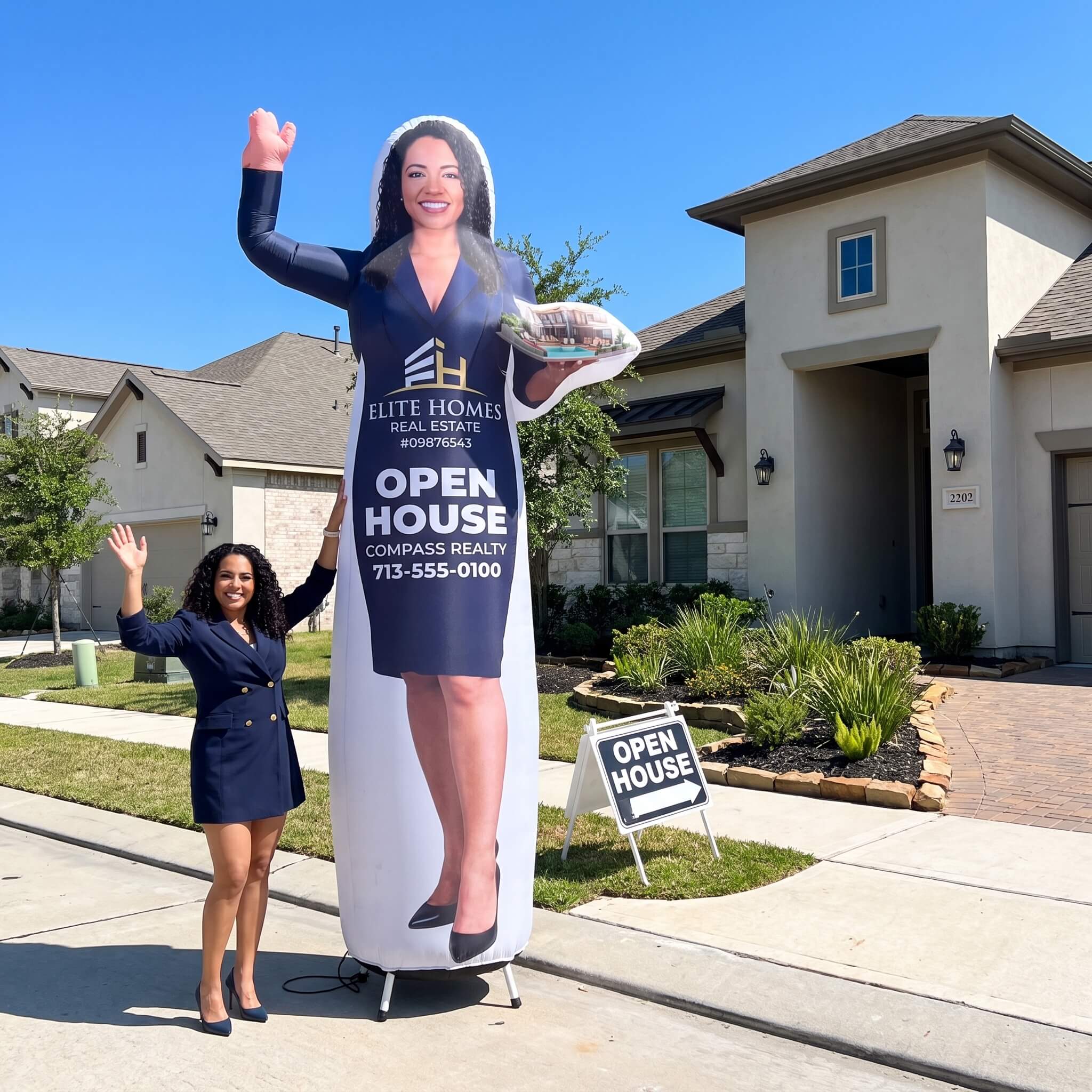 Viral Inflatable Realtor - Custom Branded Figure