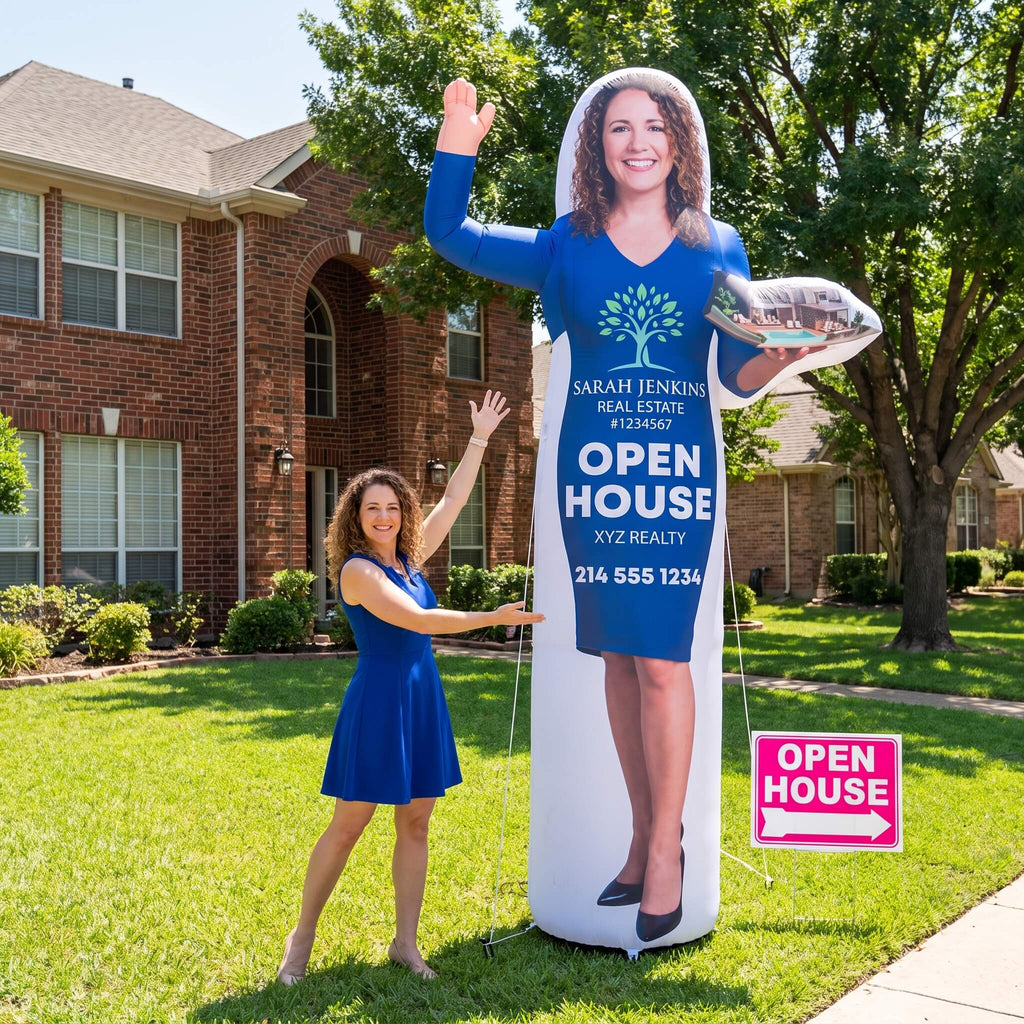 Viral Inflatable Realtor - Custom Branded Figure