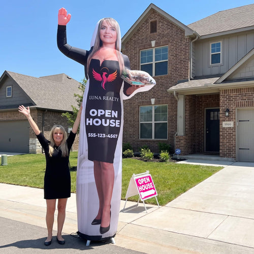 Viral Inflatable Realtor - Custom Branded Figure
