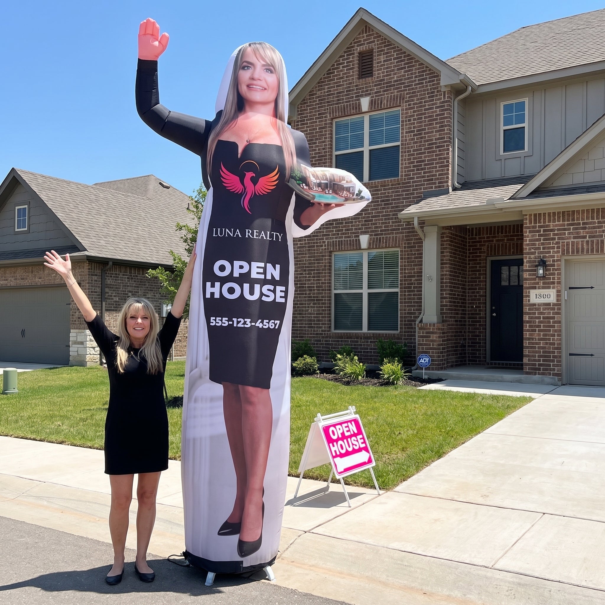 Viral Inflatable Realtor - Custom Branded Figure