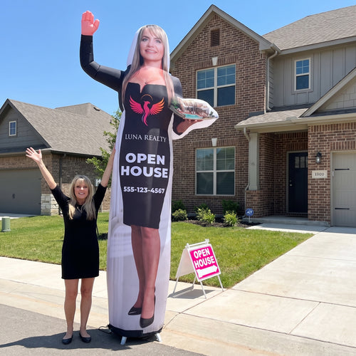 Viral Inflatable Realtor - Custom Branded Figure